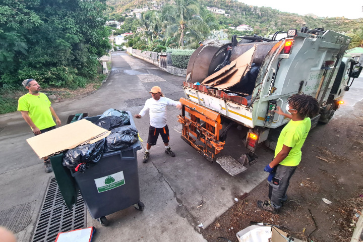 Saint-Barth - déchets ramassage poubelles service de propreté