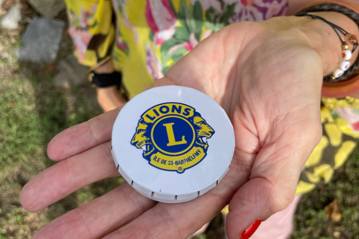Saint-Barth - cendrier lions club