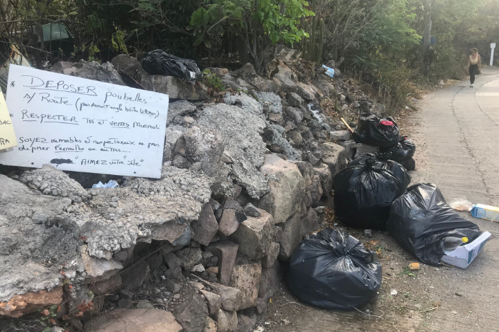 Saint-Barth - dépotoir poubelles déchets