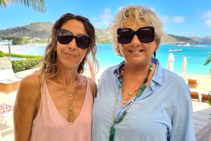 Saint-Barth - Vanessa Panza et Anne Dentel, respectivement directrice et présidente de l’association des hôtels et villas de Saint-Barthélemy