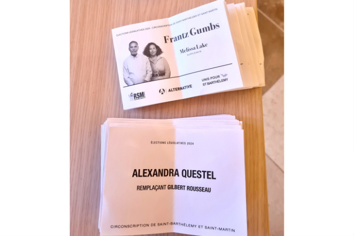 Saint-Barth - élections législatives : bulletin alexandra et frantz