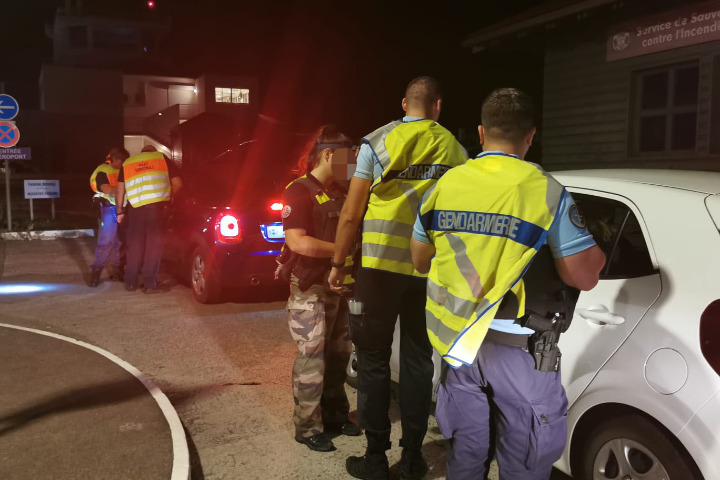 Saint-Barth - Gendarmerie contrôle alcoolémie