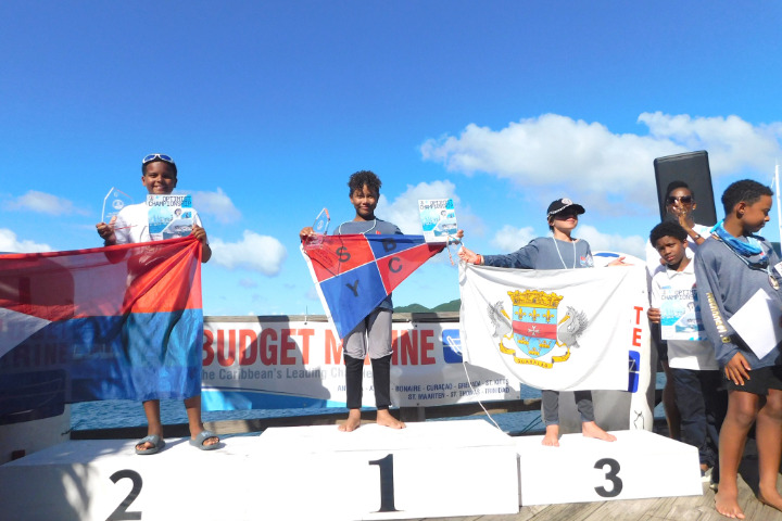 Saint-Barth - SBYC optimist voile