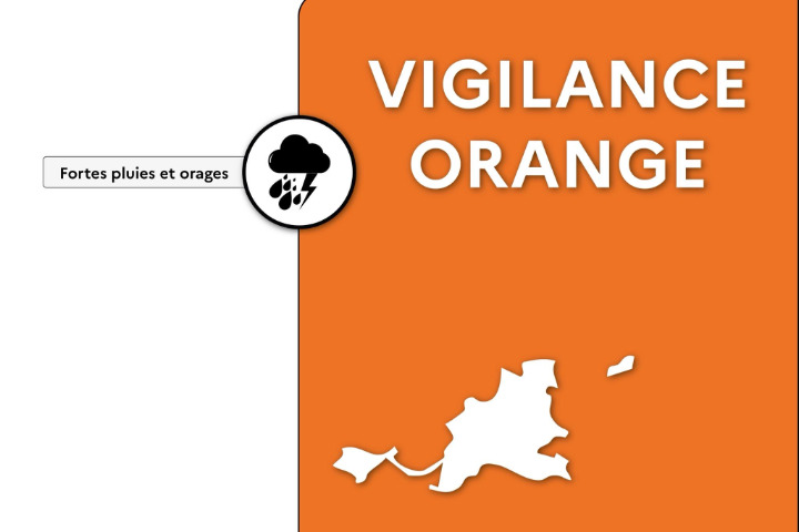 Saint-Barth - Vigilance orange fortes pluies orages