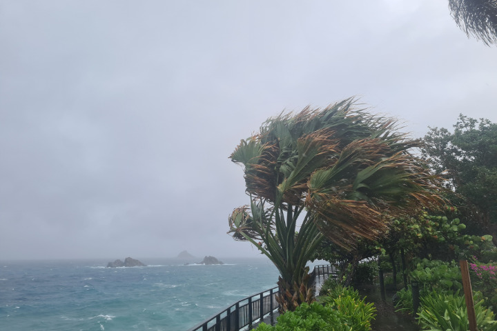 Saint-Barth - Tempête Jerry météo