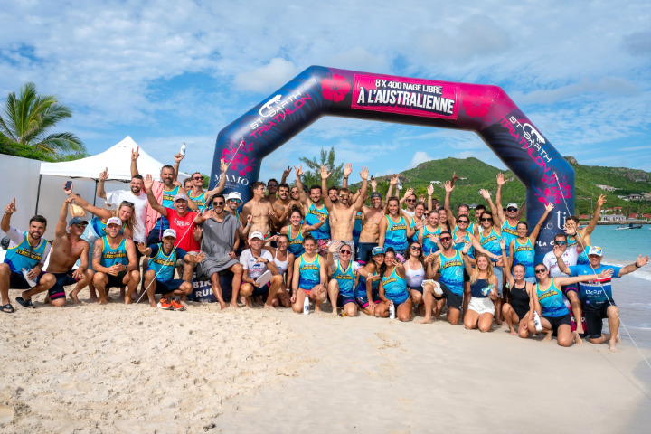 Saint-Barth - course relais à l'australienne