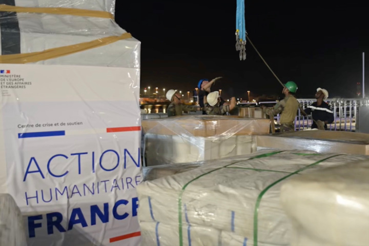 Saint-Barth - Forces armées aide humanitaire