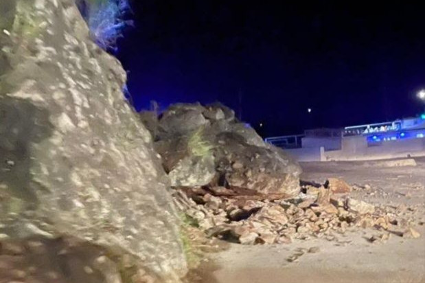 Saint-Barth - roche eboulement