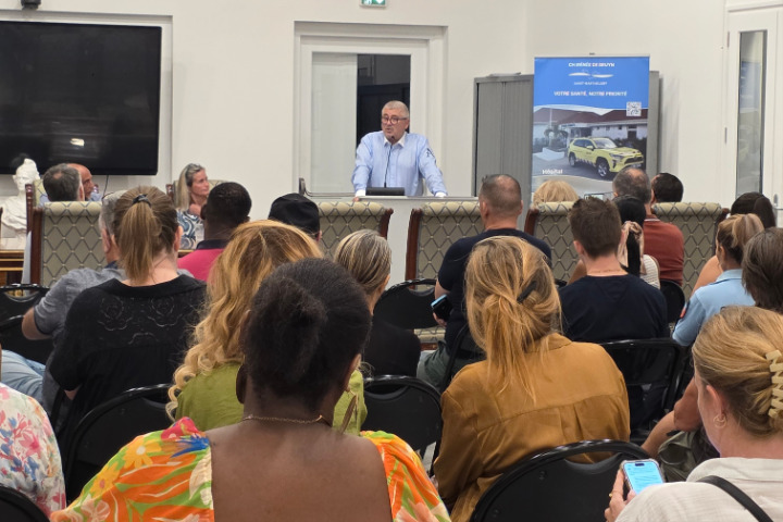 Saint-Barth - hopital voeux 